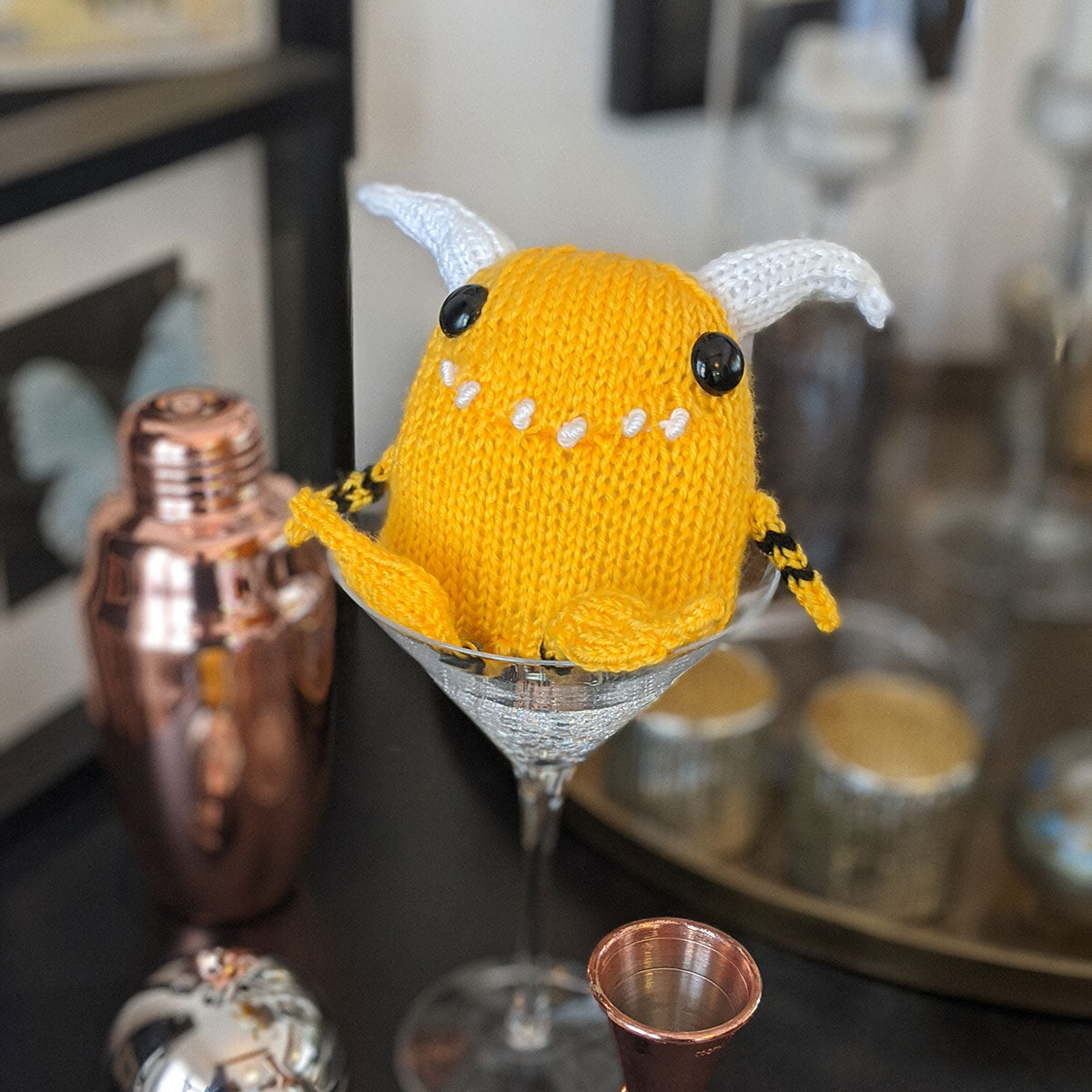 Slipper Monster Knitting Pattern