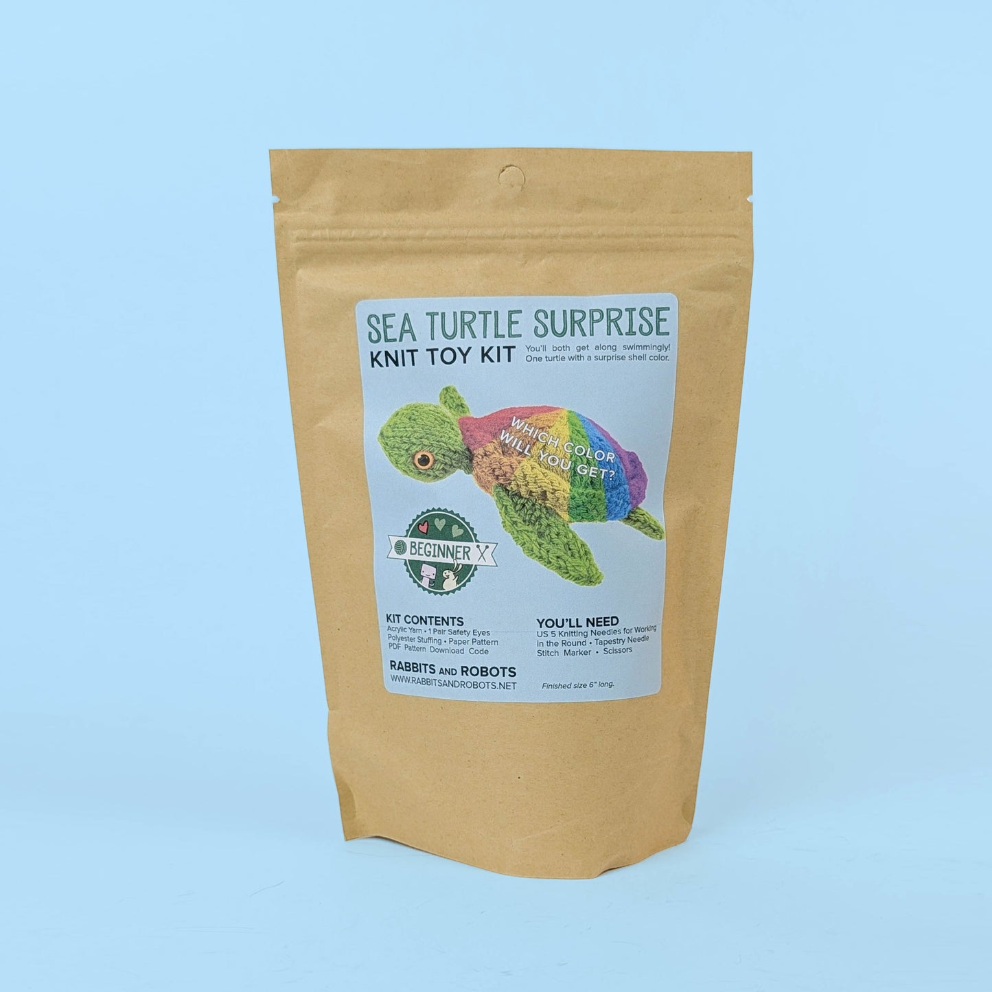 Sea Turtle Surprise Knitting Kit
