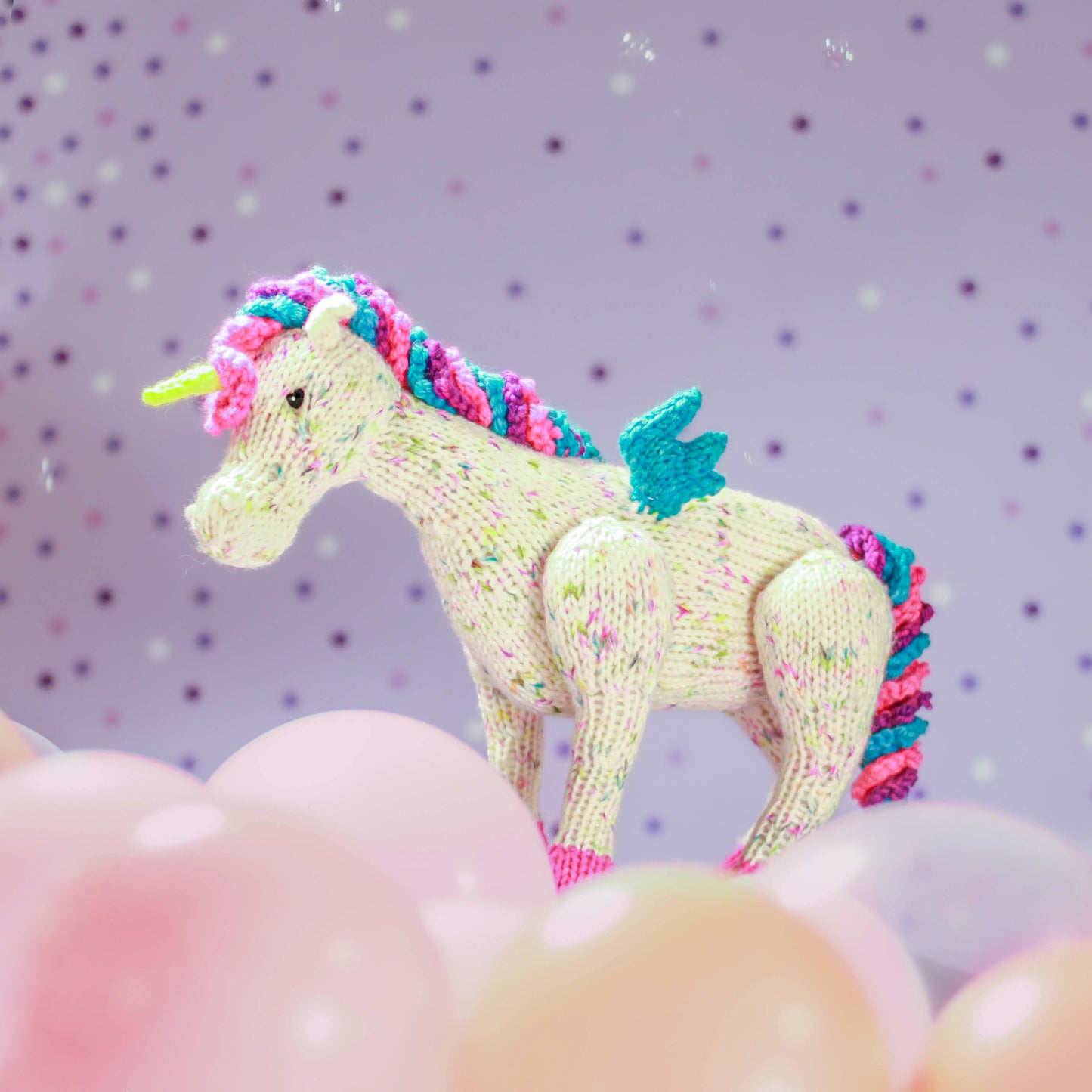Isadora the Winged Unicorn Knitting Pattern