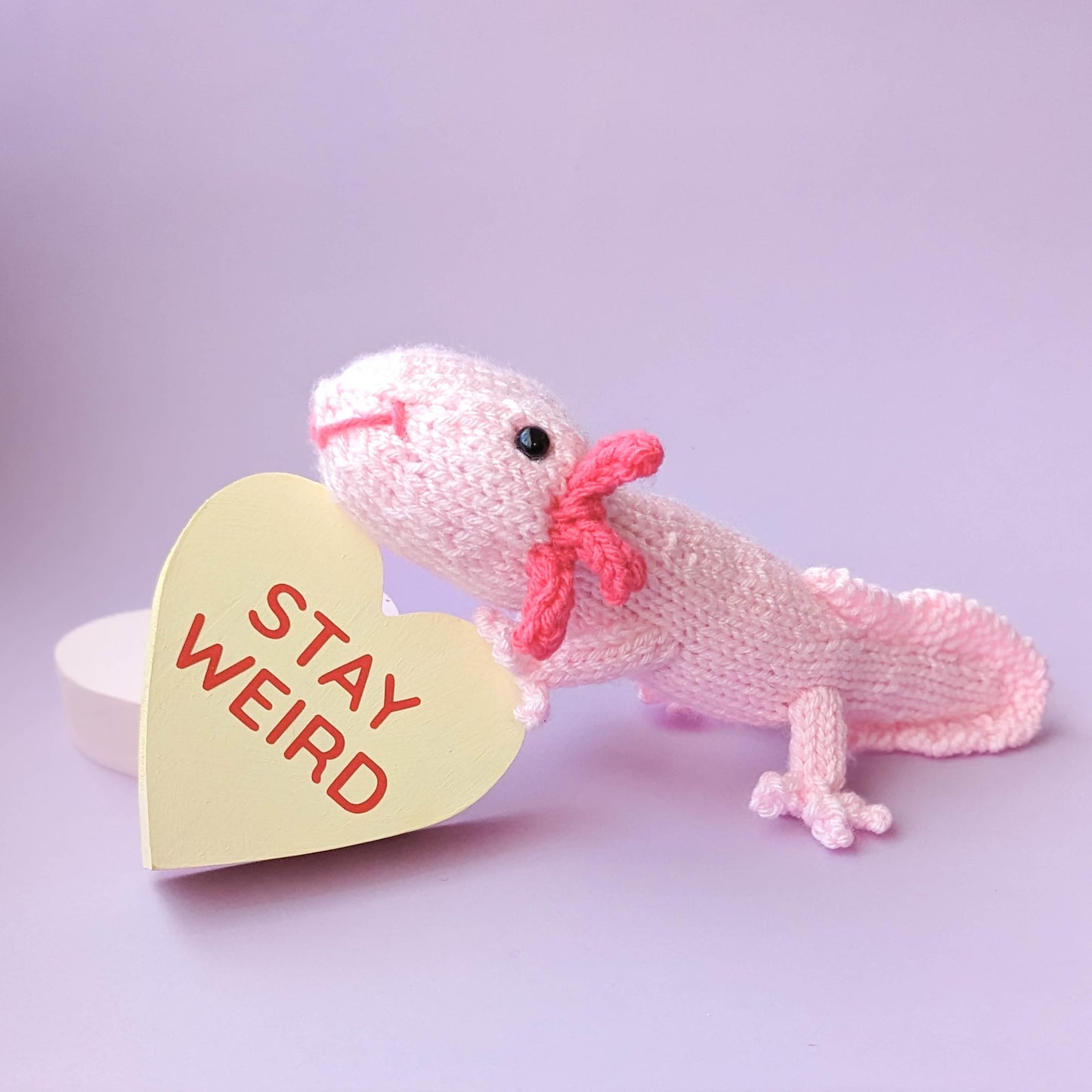 Augie the Axolotl Knitting Pattern