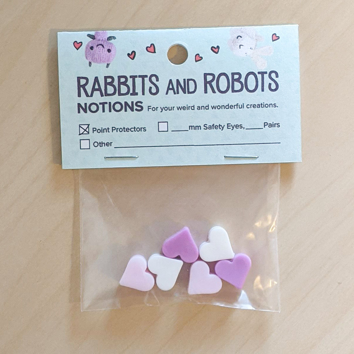 Heart Shaped Needle Point Protectors
