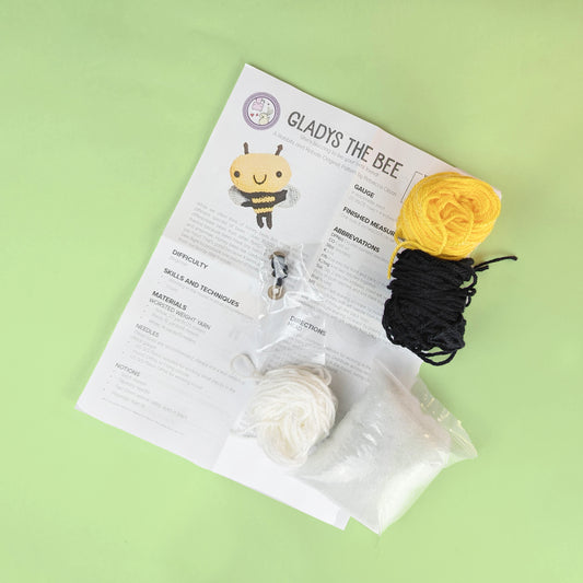 Gladys the Bee Knitting Kit