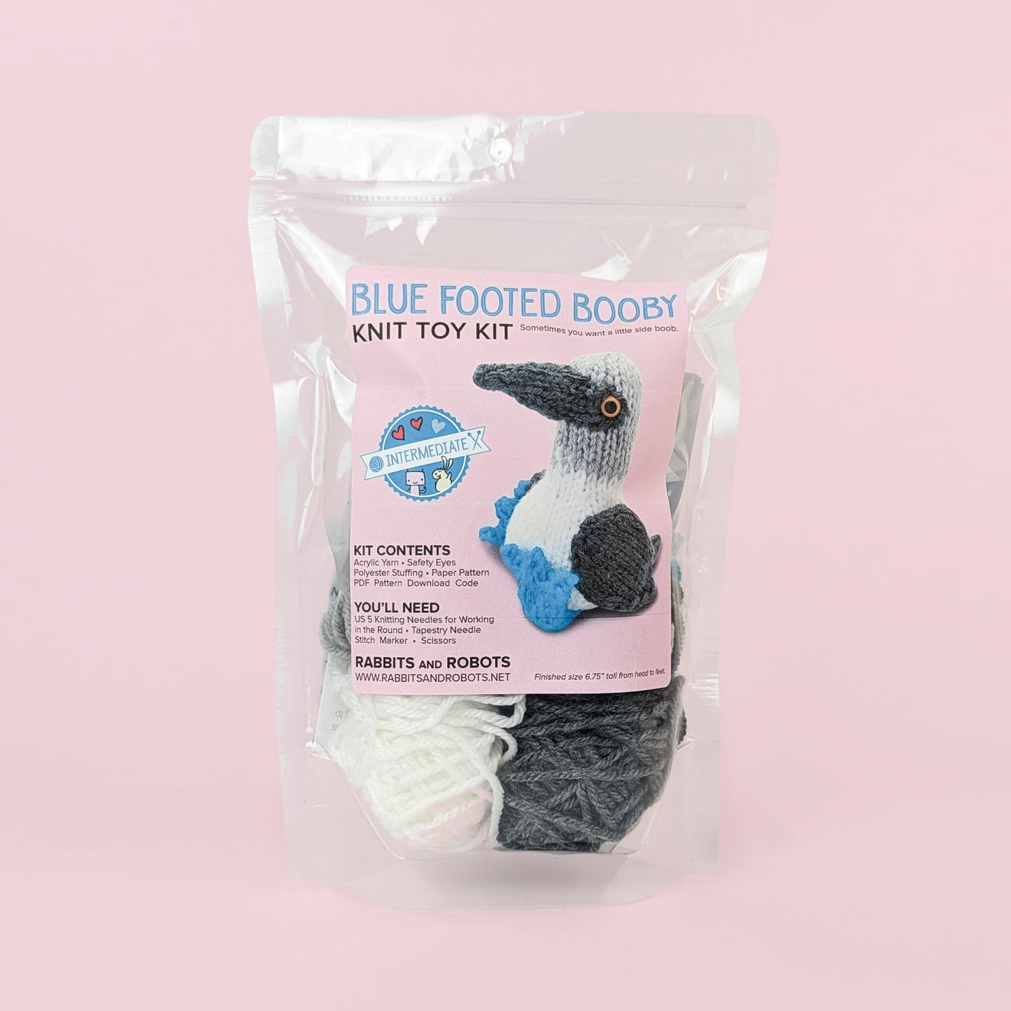 Blue Footed Booby Knitting Kit