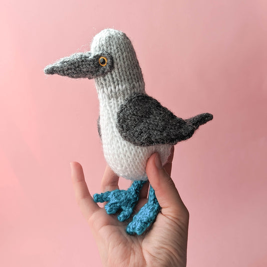 Blue Footed Booby Knitting Pattern