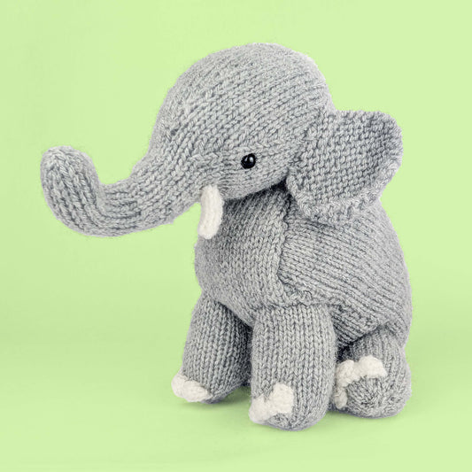 Peanut Butter the Elephant Knitting Pattern