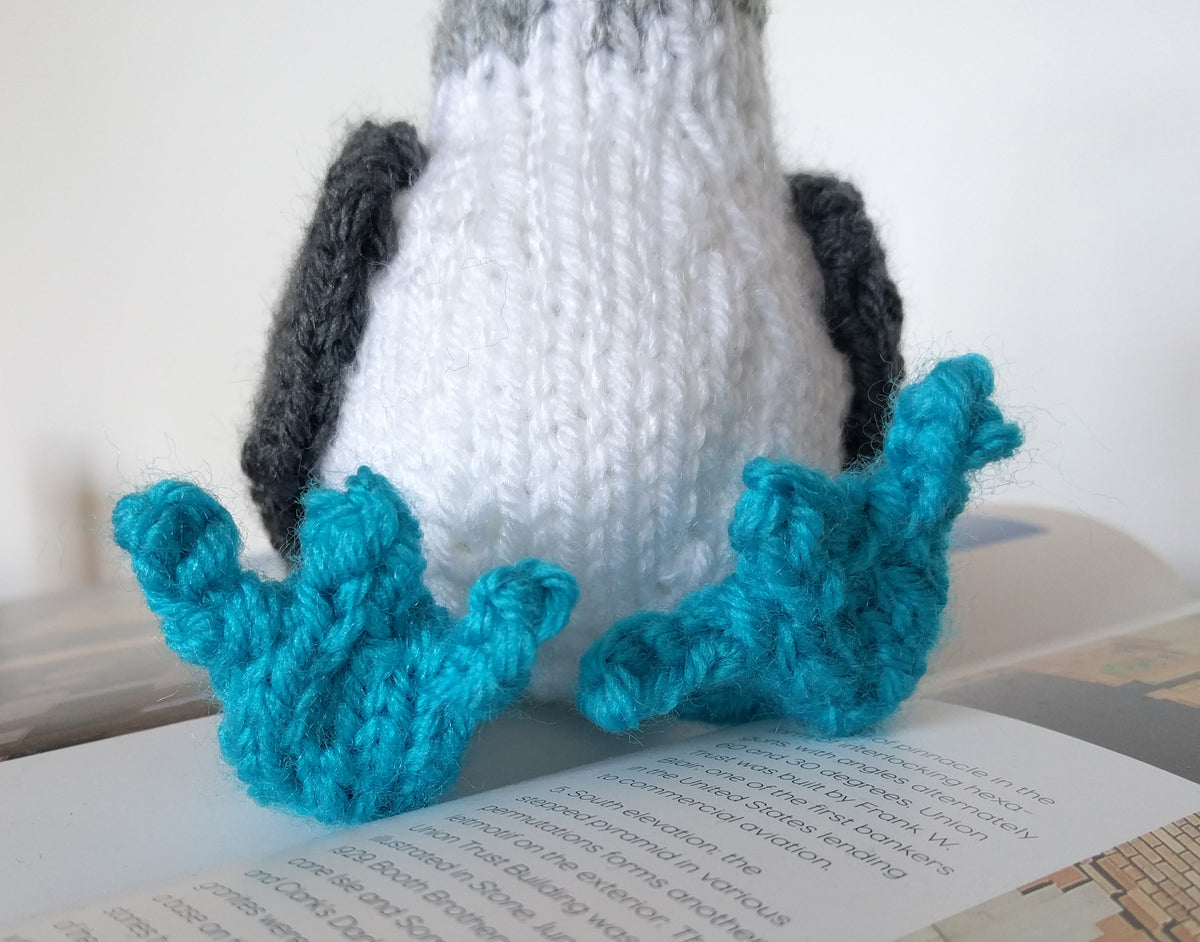 Blue Footed Booby Knitting Pattern