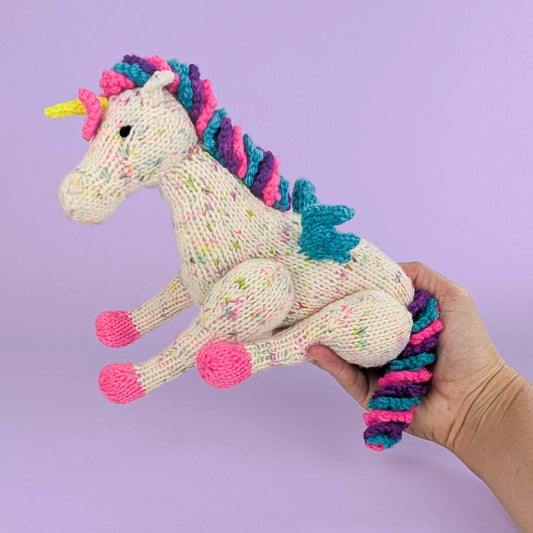 Isadora the Winged Unicorn Knitting Pattern