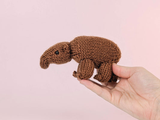 Floyd and Elena Mini Tapirs Knitting Pattern