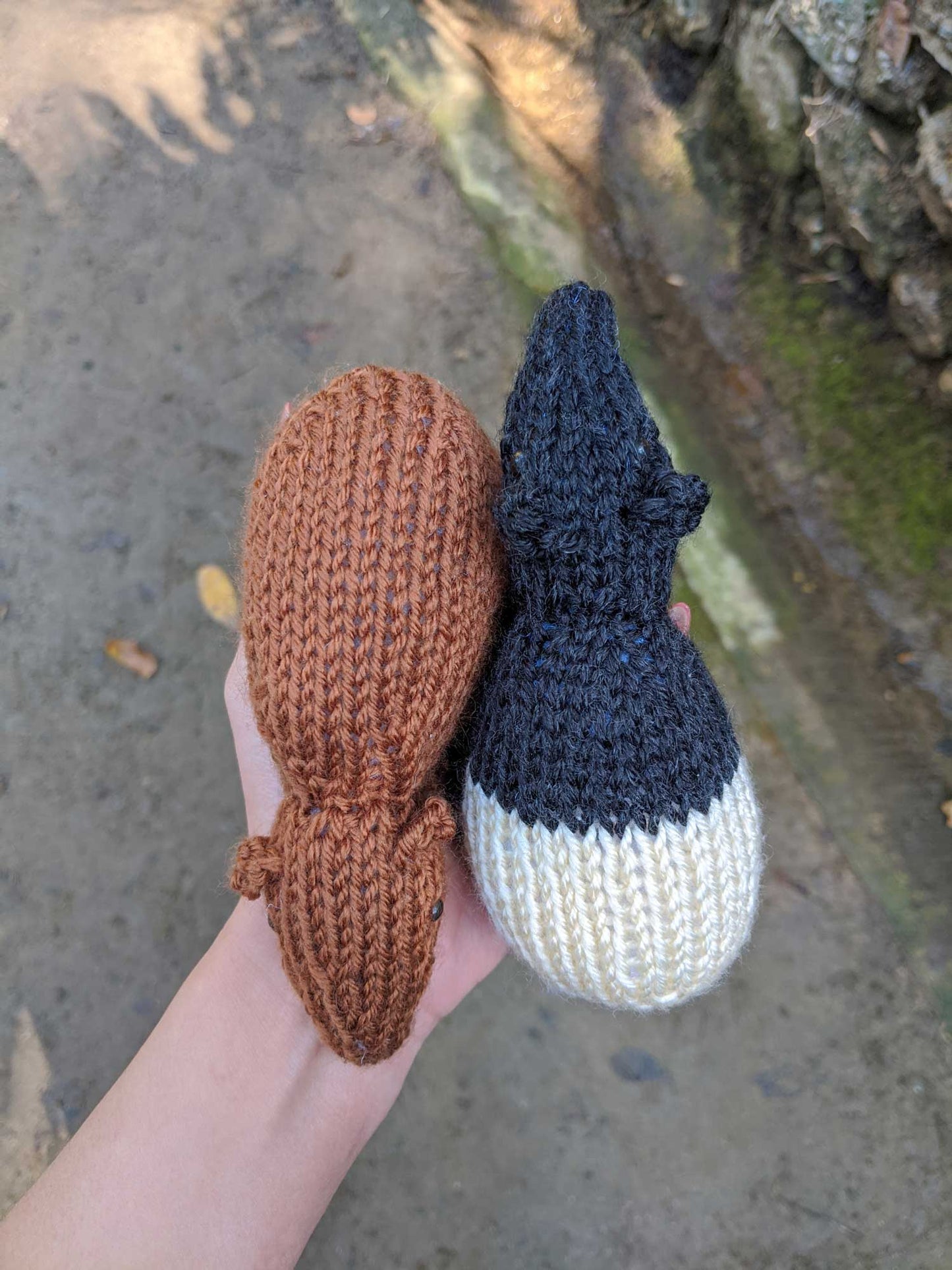 Floyd and Elena Mini Tapirs Knitting Pattern