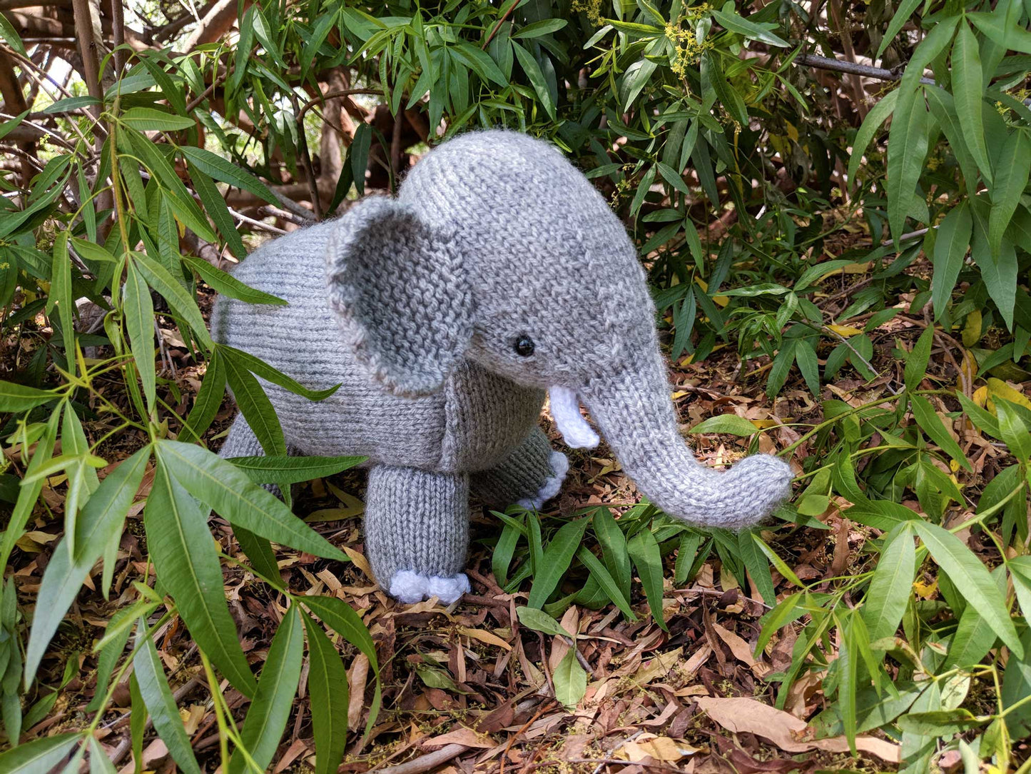 Peanut Butter the Elephant Knitting Pattern