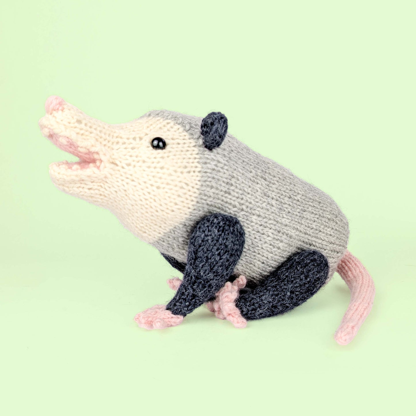 Opossum Family Knitting Pattern
