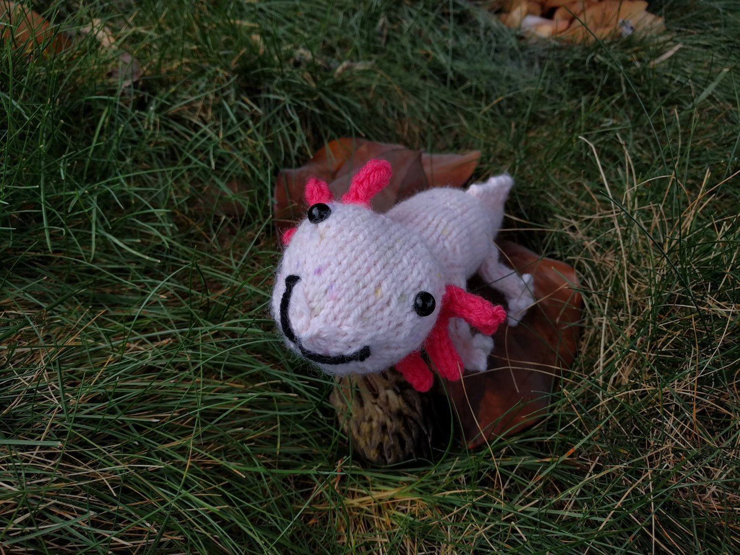 Augie the Axolotl Knitting Pattern